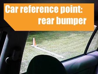 Rear bumper as a reference point