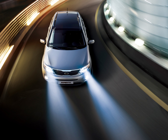 Keep your headlights on to make you more noticable on the road