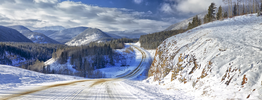 Driving on Icy Hills