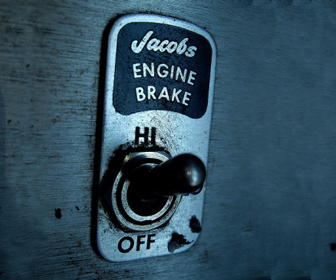 Switch to low gear to use engine braking